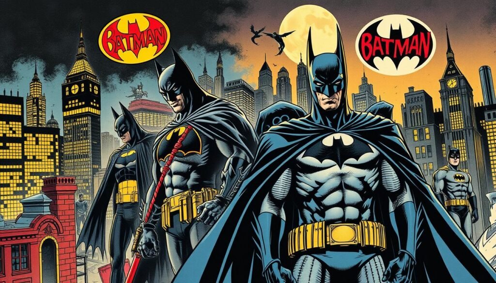 batman comics visualizando la evolución del héroe oscuro